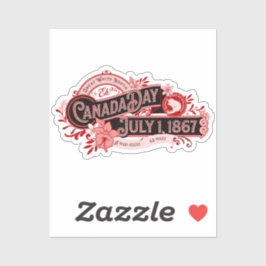 カナダデイヴィンテージ看板 シール