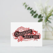 カナダデイヴィンテージ看板 ポストカード (スタンド正面)