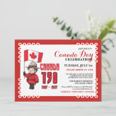 カナダデイ150 BBQお祝い招待状 招待状 (スタンド正面)