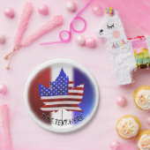 カナダデイ&7月4日プレートカスタム紙プレート ペーパープレート (パーティー)