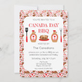 カナダデイBBQカナダ招待状 招待状 (正面)