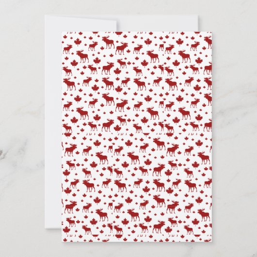 カナダデイBBQ招待状 招待状 (裏面)