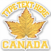 カナダデカールパーソナライズされたズスポーティCanadaスタンプ シール (正面)
