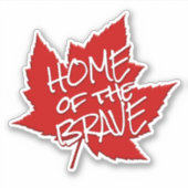 カナダデカールメープルリーフウィンドウデカールシール シール (正面)