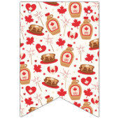 カナダデーパーティーバナー バンティングフラッグ (第1の旗)