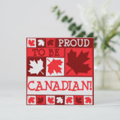 カナダデー カエデの葉の招待状 招待状 (スタンド正面)