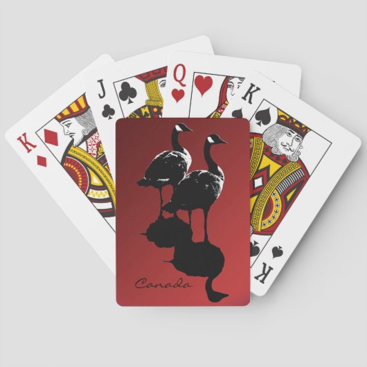 カナダトランプカナダカスタム土産カード トランプ (裏面)
