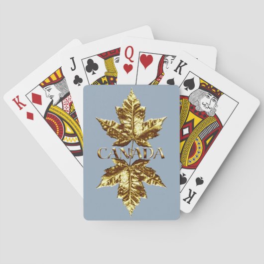 カナダトランプカナダカスタム土産カード トランプ (裏面)