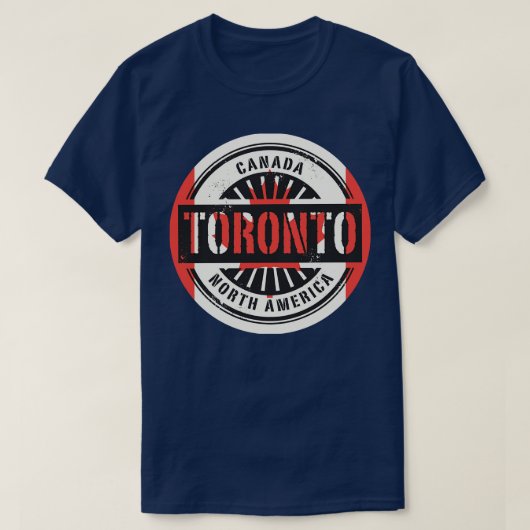 カナダトロント Tシャツ (デザイン正面)