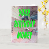 カナダドル誕生日マネー カード (黄色い花)