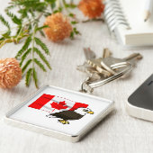 カナダハゲワシ キーホルダー (側面)