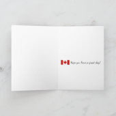 カナダハッピーバースデー カード (内部)