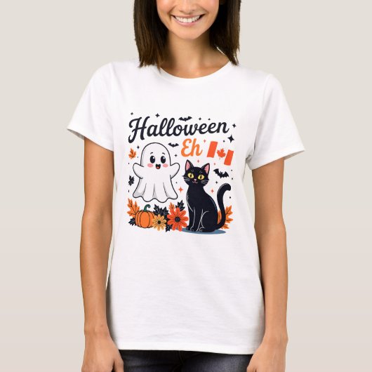 カナダハロウィーンEh Tシャツ (正面)