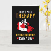 カナダバケーションことわざおもしろい カード (黄色い花)