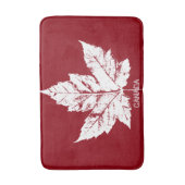 カナダバスマットカッコいいカスタムカナダお土産デコール バスマット (正面縦)