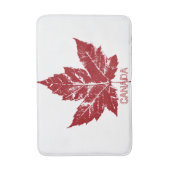 カナダバスマットカッコいいカスタムカナダお土産デコール バスマット (正面縦)