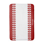 カナダバスマットパーソナライズされたカナダ土産デコール バスマット (正面縦)