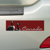 カナダバンパーステッカーCanada Geese Stickers バンパーステッカー (車上)