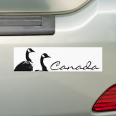 カナダバンパーステッカーCanada Geese Stickers バンパーステッカー (車上)