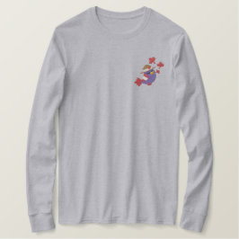 カナダバードマウンティ 刺繍入り長袖Tシャツ