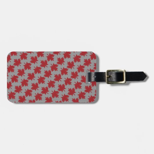 カナダパターン ラゲッジタグ (正面横)