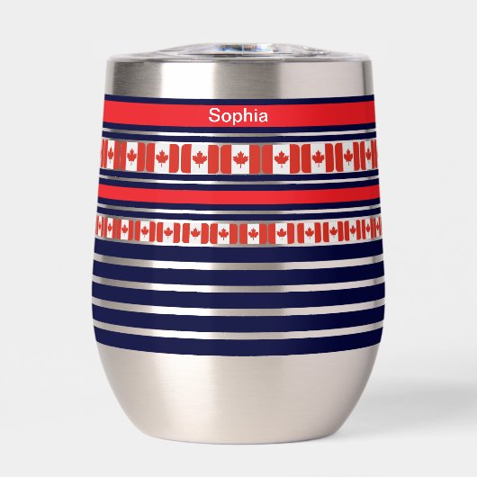 カナダパーソナライズされた愛国国旗 (正面)