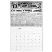 カナダパーティーカレンダー カレンダー (1月 2027)