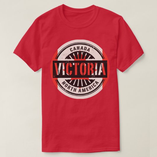 カナダビクトリア Tシャツ (デザイン正面)