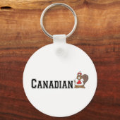 カナダビーおもしろいバー キーホルダー (正面)
