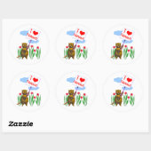 カナダビーバーラブヌナヴュ ラウンドシール (シート)