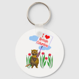 カナダビーバーラブブリティッシュコロンビア キーホルダー