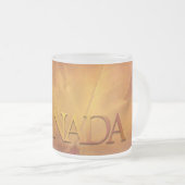 カナダビールマグCanada Maple Leafお土産グラス フロストグラスマグカップ (正面右)