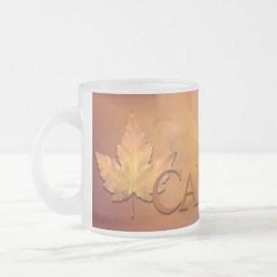 カナダビールマグCanada Maple Leafお土産グラス フロストグラスマグカップ