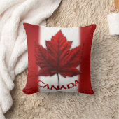 カナダピローカナダ国旗のお土産ピロー クッション (ブランケット)