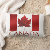 カナダピローカナダ国旗のお土産ピロー ランバークッション (ブランケット)