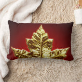 カナダピローパーソナライズされたカナダ土産枕 ランバークッション (ブランケット)