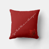 カナダピローパーソナライズされたカナダ旗枕 クッション (裏面)