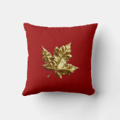 カナダピロー金ゴールドカナダチーム土産枕 クッション (裏面)