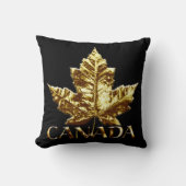 カナダピロー金ゴールドカナダチーム土産枕 クッション (正面)
