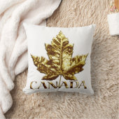 カナダピロー金ゴールドカナダチーム土産枕 クッション (ブランケット)
