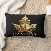 カナダピロー金ゴールドカナダチーム土産枕 ランバークッション (ブランケット)