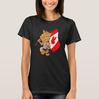 カナダファンネコ Tシャツ