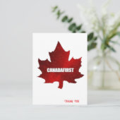 カナダファーストもみじ葉 シーズンポストカード (スタンド正面)