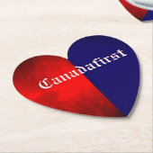 カナダファーストハート ペーパーコースター (アングル)