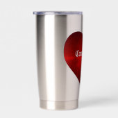 カナダファーストハート 保温保冷タンブラー (右面)
