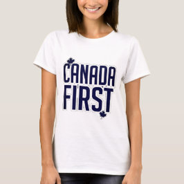 カナダファースト ネイビーブルー Tシャツ
