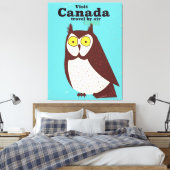 カナダフクロウのポスターを参照 キャンバスプリント (インサイチュ (寝室))