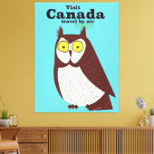 カナダフクロウのポスターを参照 キャンバスプリント (インサイチュ (リビング))