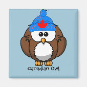 カナダフクロウ マグネット (正面)