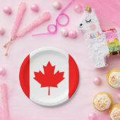 カナダフラグ紙プレート ペーパープレート (パーティー)